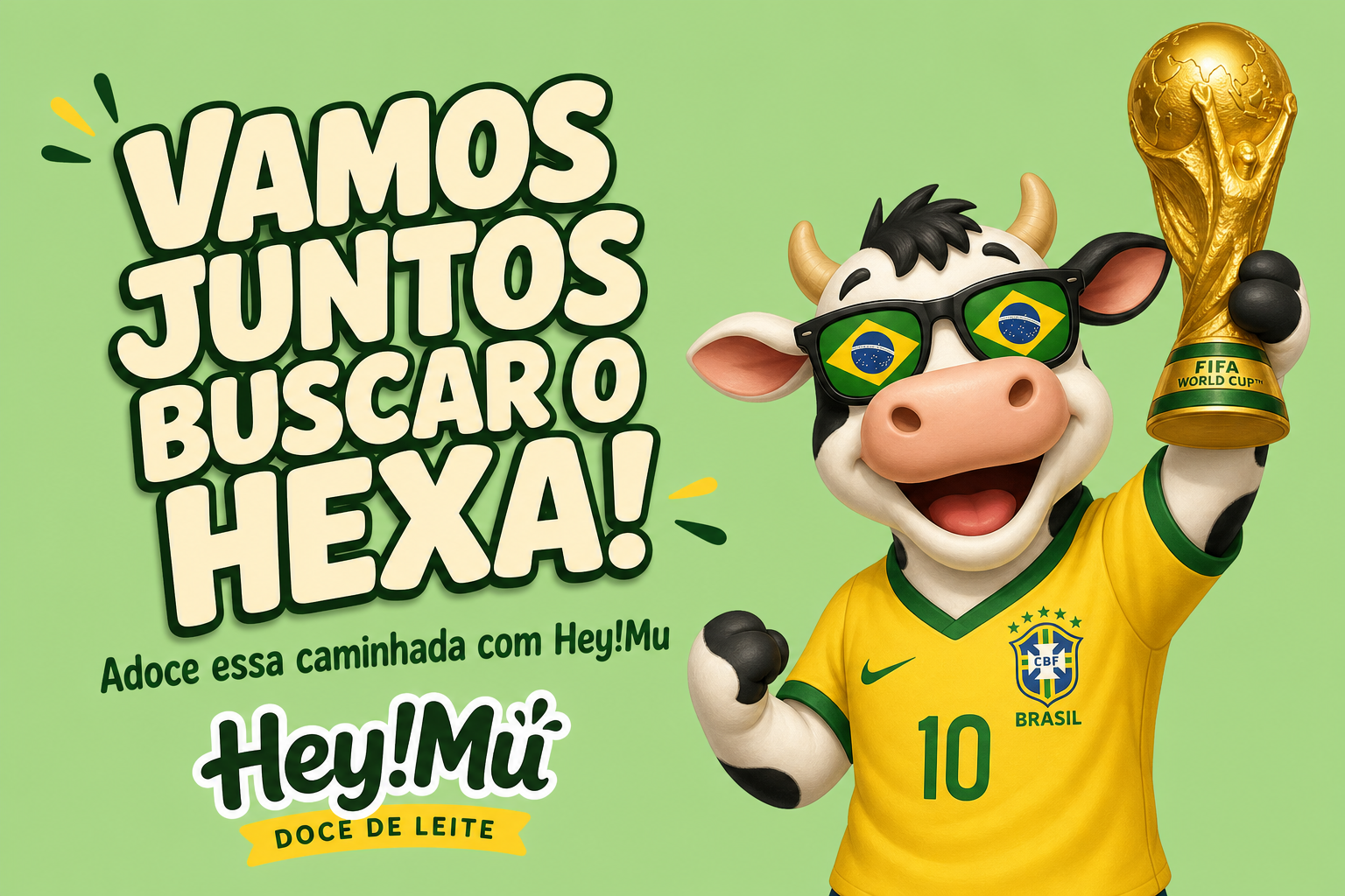Vamos Juntos Buscar o Hexa - Hey!Mu